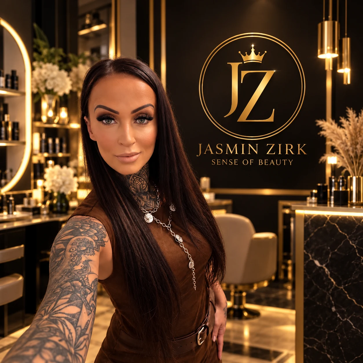 Jasmin Zirk in ihrem Studio